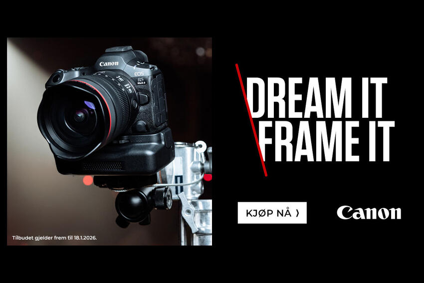 Direkterabatt på Canon-utstyr